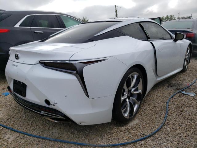 JTHHP5AY3KA006676 - 2019 LEXUS LC 500 WHITE photo 4