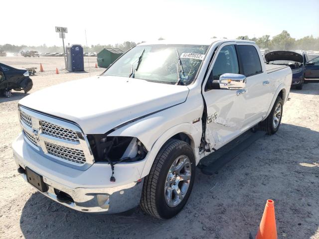 1C6RR7NT3HS785694 - 2017 RAM 1500 LARAM WHITE photo 2