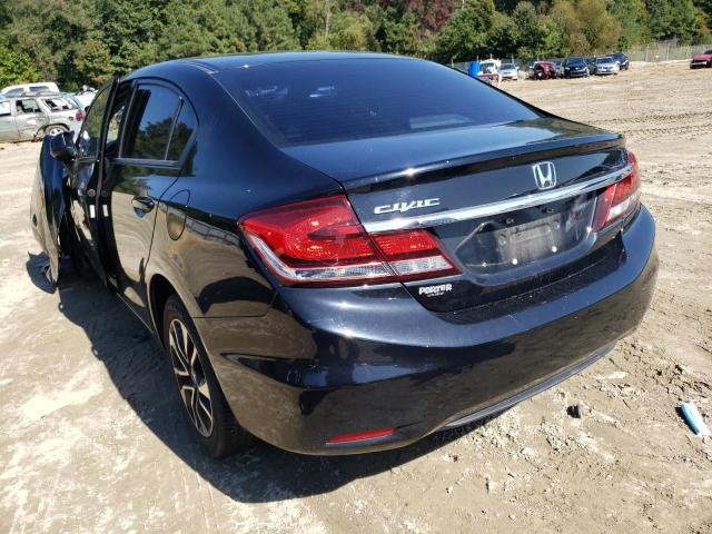 19XFB2F93DE264123 - 2013 HONDA CIVIC EXL 黑色 照片 3
