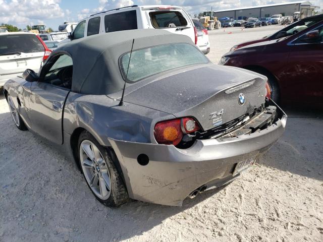 4USBT53453LU04095 - 2003 BMW Z4 3.0 GRAY photo 3