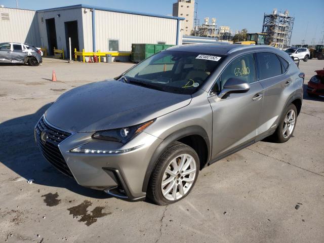 JTJBJRBZ9J2082254 - 2018 LEXUS NX 300H SILVER photo 2