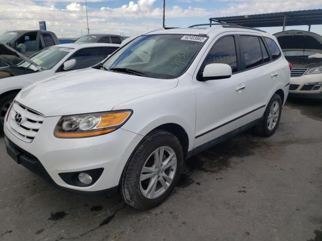 5XYZK4AG6BG046644 - 2011 HYUNDAI SANTA FE L WHITE photo 2