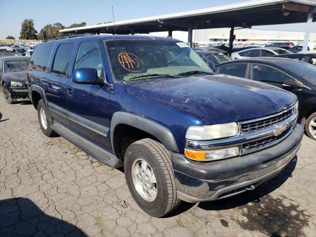 1GNFK16T63J258430 - 2003 CHEVROLET SUBURBAN K BLUE photo 1