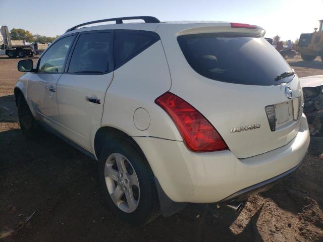 JN8AZ08W65W422320 - 2005 NISSAN MURANO SL WHITE photo 3