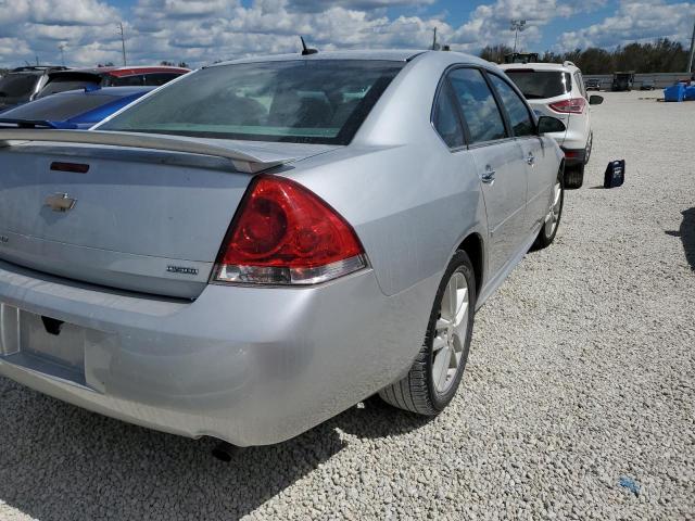 2G1WC5E3XE1143866 - 2014 CHEVROLET IMPALA LIM SILVER photo 4