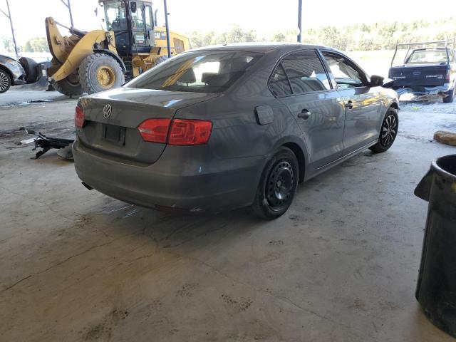 3VW2K7AJ6DM274015 - 2013 VOLKSWAGEN JETTA BASE GRAY photo 4