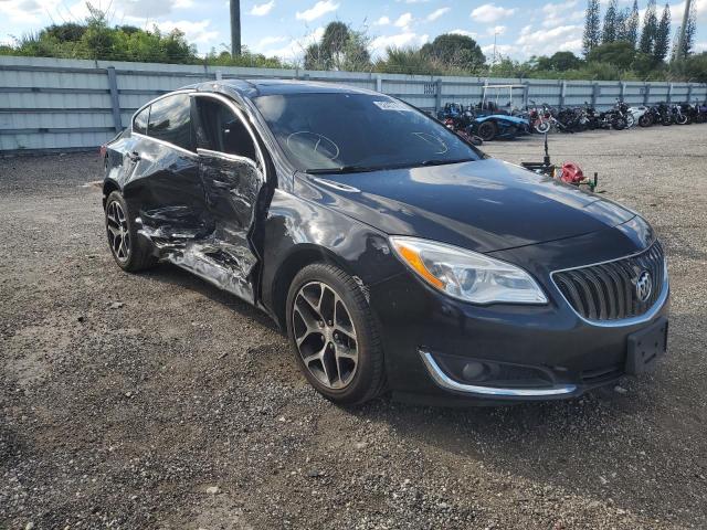 2G4GL5EX7H9111523 - 2017 BUICK REGAL SPOR BLACK photo 1