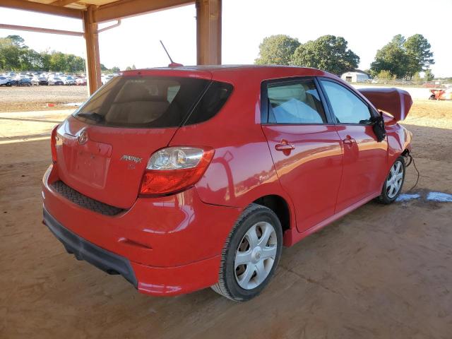 2T1KE40E39C003247 - 2009 TOYOTA MATRIX RED photo 4