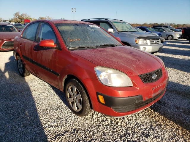 KNADE123986407112 - 2008 KIA RIO BASE RED photo 1