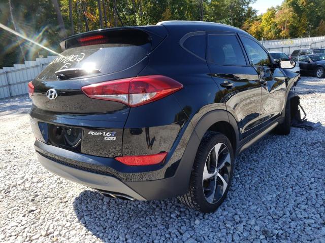 KM8J3CA21GU161307 - 2016 HYUNDAI TUCSON BLACK photo 4