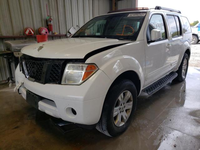 5N1AR18W37C629121 - 2007 NISSAN PATHFINDER WHITE photo 2