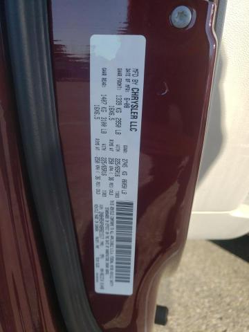 2A8HR54PX8R821517 - 2008 CHRYSLER TOWN & COU 栗色 照片 10