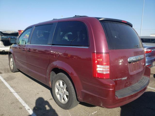 2A8HR54PX8R821517 - 2008 CHRYSLER TOWN & COU MAROON photo 3