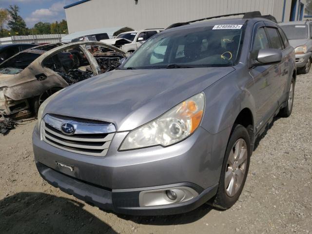 4S4BRCGC9B3382526 - 2011 SUBARU OUTBACK GRAY photo 2