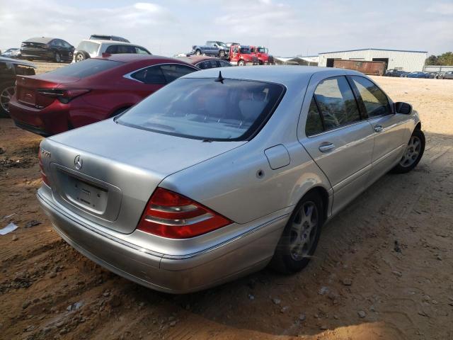 WDBNG75J61A151253 - 2001 MERCEDES-BENZ S 500 SILVER photo 4