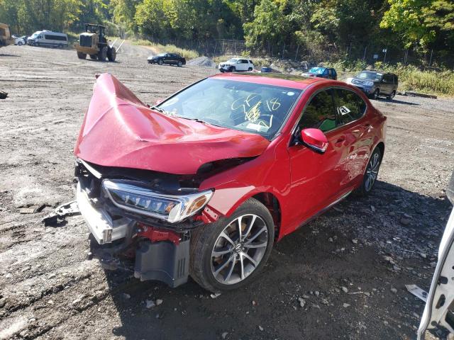 19UUB2F59JA012400 - 2018 ACURA TLX TECH RED photo 2