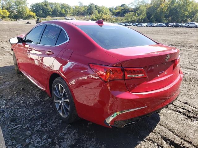 19UUB2F59JA012400 - 2018 ACURA TLX TECH RED photo 3