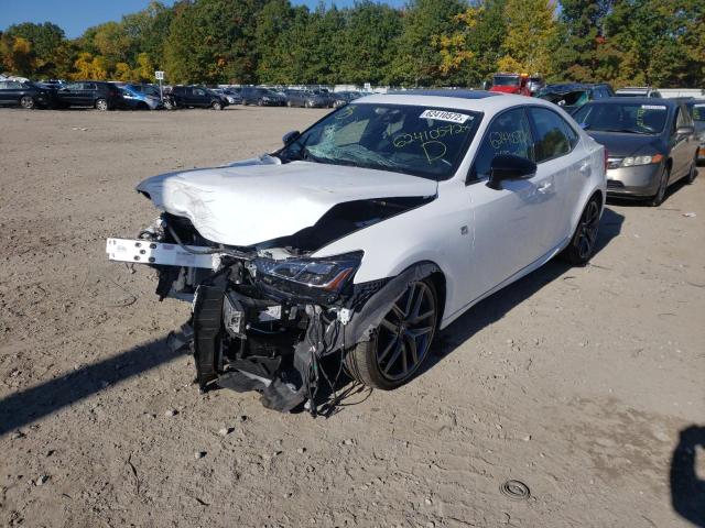 JTHG81F23L5041167 - 2020 LEXUS IS 300 F-S WHITE photo 2