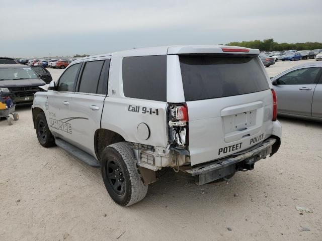 1GNLCDEC8HR293577 - 2017 CHEVROLET TAHOE POLI SILVER photo 3