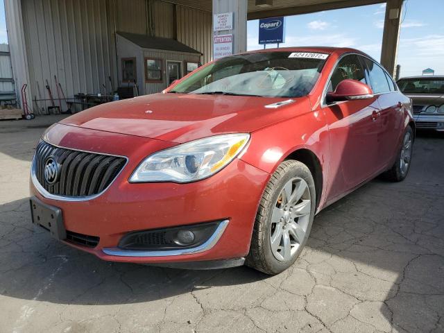 2G4GK5EX5E9236857 - 2014 BUICK REGAL RED photo 2