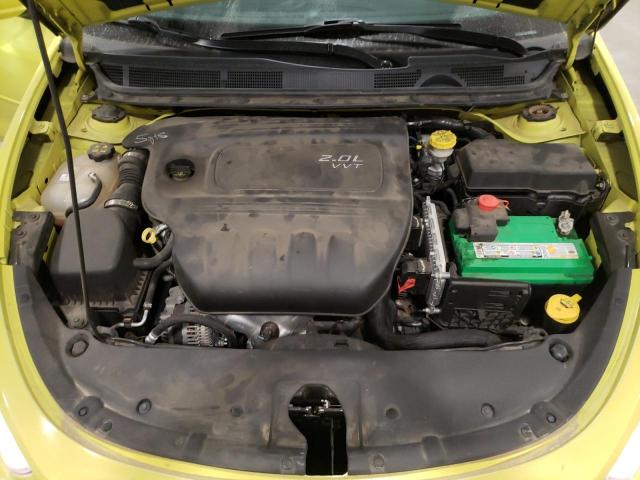 1C3CDFCA7DD174028 - 2013 DODGE DART LIMIT YELLOW photo 7