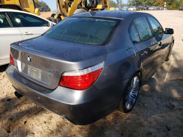 WBANW53579CT55345 - 2009 BMW 550 I GRAY photo 4