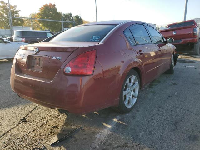 1N4BA41E76C843438 - 2006 NISSAN MAXIMA MAROON photo 4