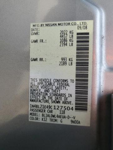 1N4BL21E49C127504 - 2009 NISSAN ALTIMA 3.5SE  photo 10