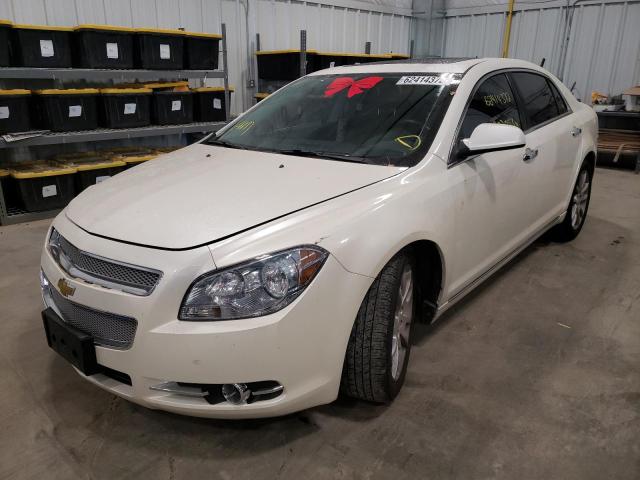1G1ZE5EB0AF214817 - 2010 CHEVROLET MALIBU LTZ კრემისფერი ფოტო 2