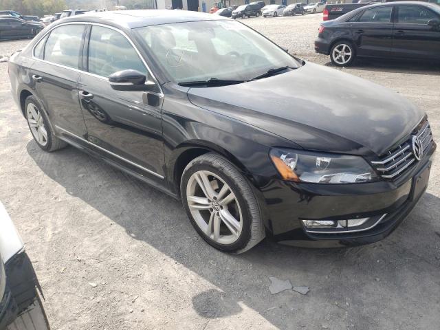 1VWCN7A30EC091130 - 2014 VOLKSWAGEN PASSAT SEL BLACK photo 1