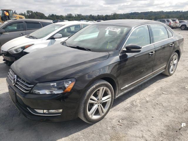 1VWCN7A30EC091130 - 2014 VOLKSWAGEN PASSAT SEL BLACK photo 2