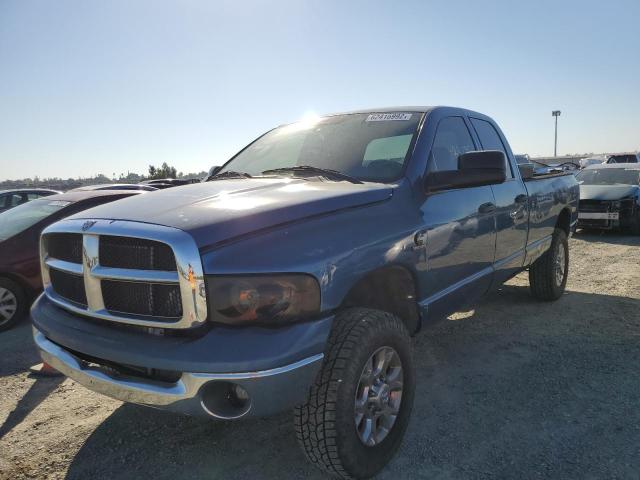 3D7KU28C44G282559 - 2004 DODGE RAM 2500 S BLUE photo 2