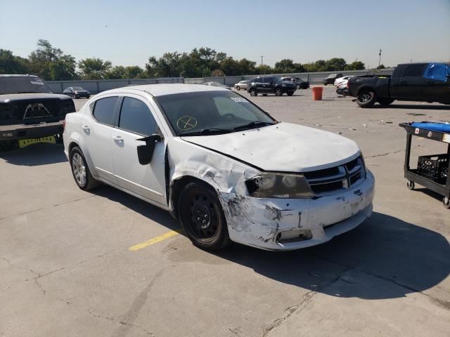 1B3BD4FB4BN586870 - 2011 DODGE AVENGER EX WHITE photo 1