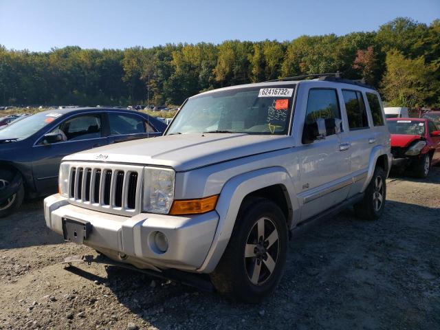 1J8HG48K06C293765 - 2006 JEEP COMMANDER ვერცხლისფერი ფოტო 2