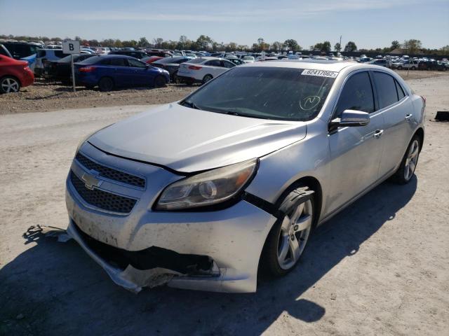 1G11J5SX3DF182894 - 2013 CHEVROLET MALIBU LTZ ვერცხლისფერი ფოტო 2