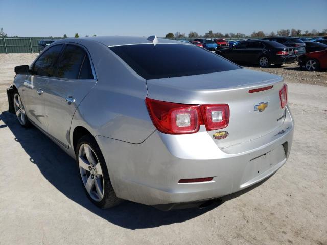 1G11J5SX3DF182894 - 2013 CHEVROLET MALIBU LTZ ვერცხლისფერი ფოტო 3