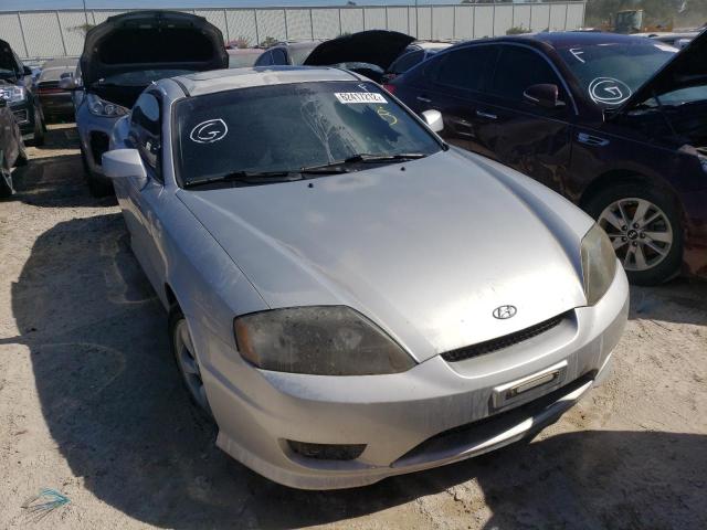 KMHHM65D05U168545 - 2005 HYUNDAI TIBURON SILVER photo 1