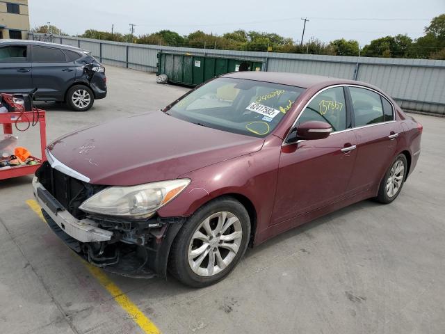 KMHGC4DD7DU240280 - 2013 HYUNDAI GENESIS 3. BURGUNDY photo 2