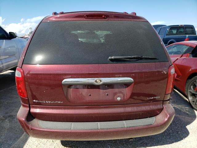 2C8GP64L42R797376 - 2002 CHRYSLER TOWN & COU MAROON photo 6