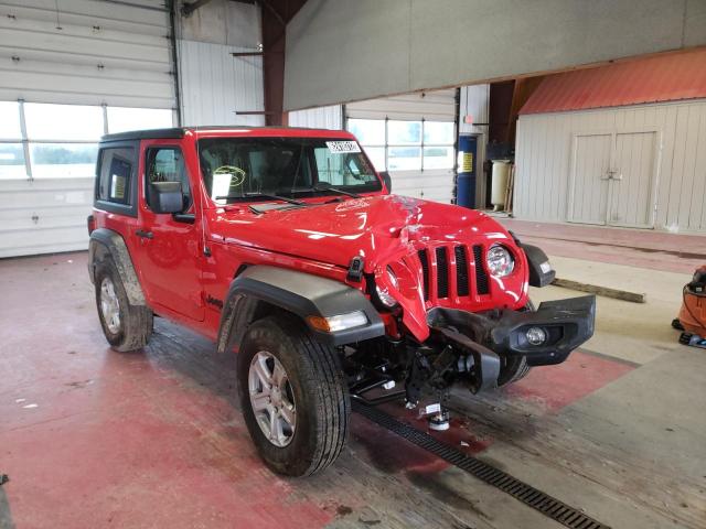 1C4GJXAG3NW194687 - 2022 JEEP WRANGLER S წითელი ფოტო 1
