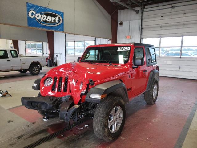 1C4GJXAG3NW194687 - 2022 JEEP WRANGLER S წითელი ფოტო 2