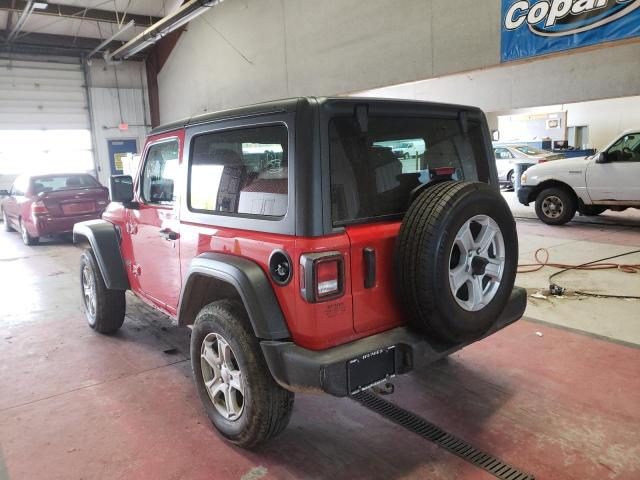1C4GJXAG3NW194687 - 2022 JEEP WRANGLER S წითელი ფოტო 3