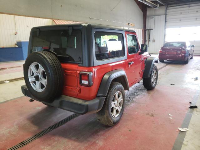 1C4GJXAG3NW194687 - 2022 JEEP WRANGLER S წითელი ფოტო 4