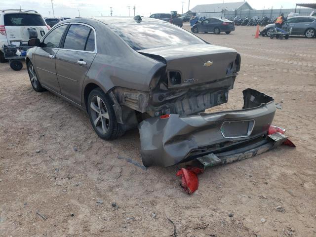 1G1ZC5E00CF136403 - 2012 CHEVROLET MALIBU 1LT 棕色 照片 3