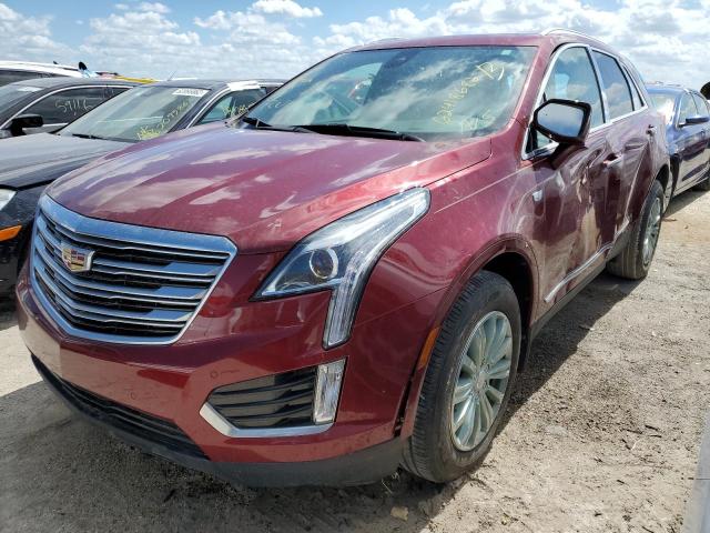 1GYKNBRS0HZ259387 - 2017 CADILLAC XT5 LUXURY RED photo 2