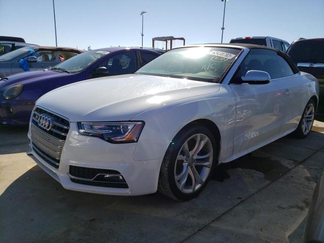 WAUVGAFHXFN005235 - 2015 AUDI S5 PRESTIG WHITE photo 2