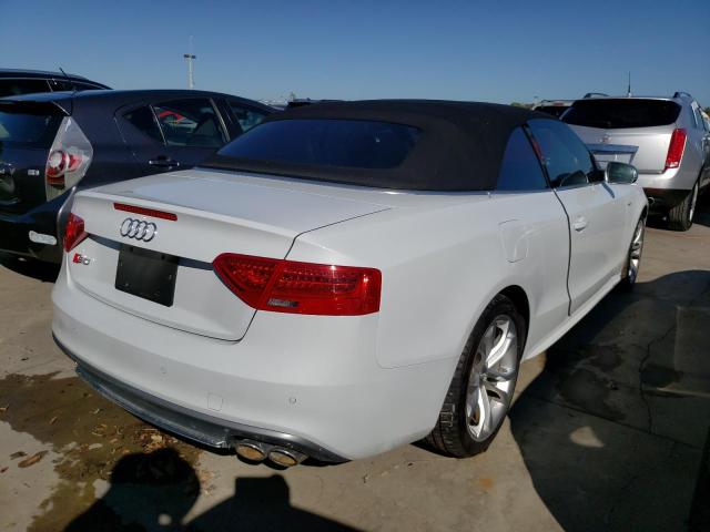 WAUVGAFHXFN005235 - 2015 AUDI S5 PRESTIG WHITE photo 4