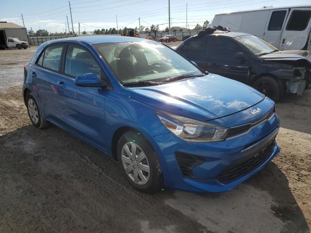 3KPA25AD9NE471494 - 2022 KIA RIO S BLUE photo 1