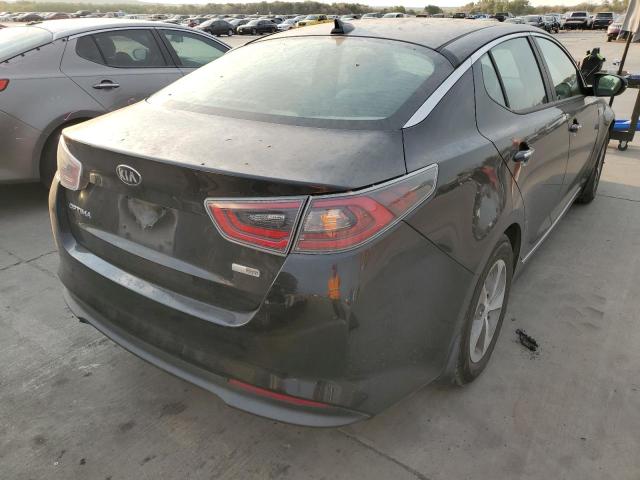 KNAGM4AD6F5078688 - 2015 KIA OPTIMA HYB BLACK photo 4