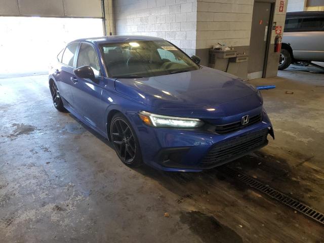 2HGFE2F51NH564674 - 2022 HONDA CIVIC SPOR BLUE photo 1